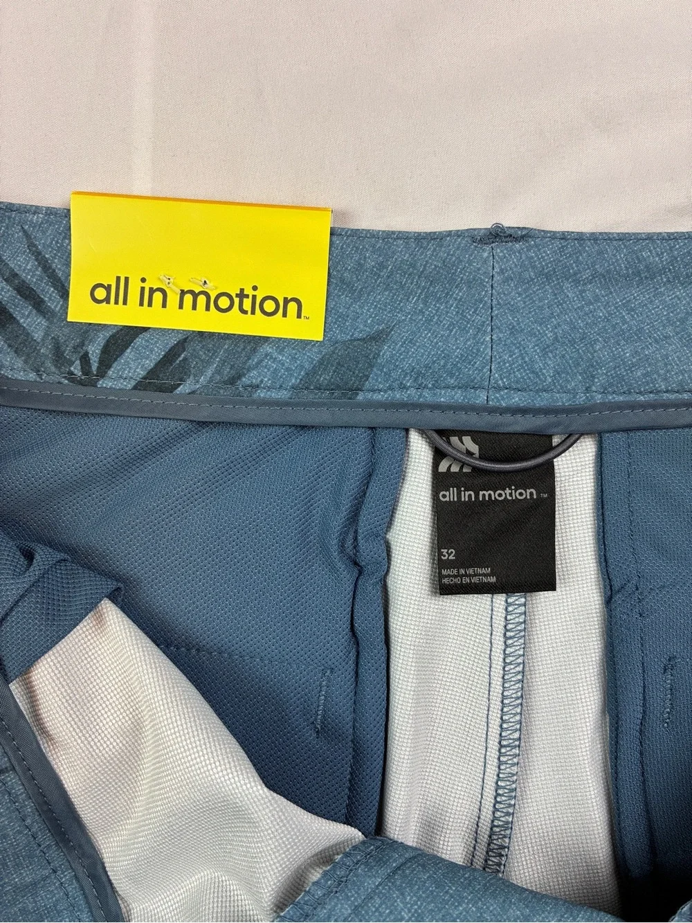 all in motion Floral Performance Flat-Front Shorts
